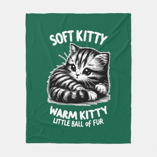 Soft Kitty Fleecedecke (Vorderseite)