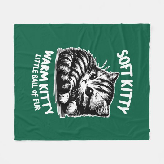 Soft Kitty Fleecedecke (Vorderseite (Horizontal))