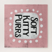 Soft Kitty Purrs Jigsaw Puzzle (Horizontal)