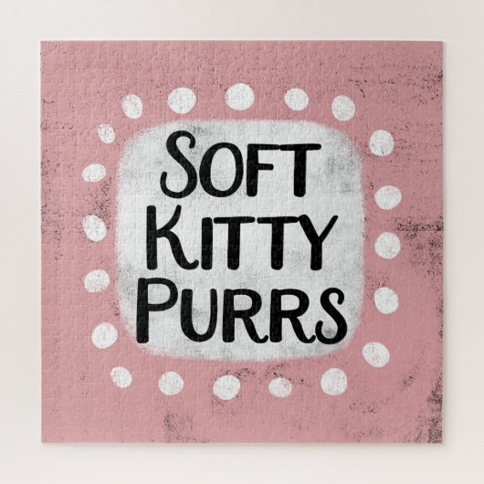 Soft Kitty Purrs Jigsaw Puzzle (Vertikal)