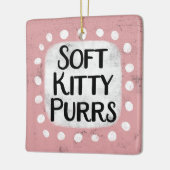 Soft Kitty Purrs Ornament (Links)