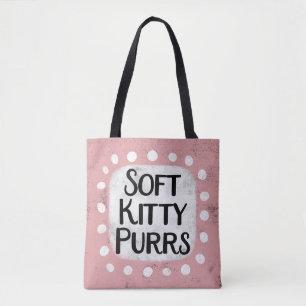 Soft Kitty Purrs Tote Bag Tasche