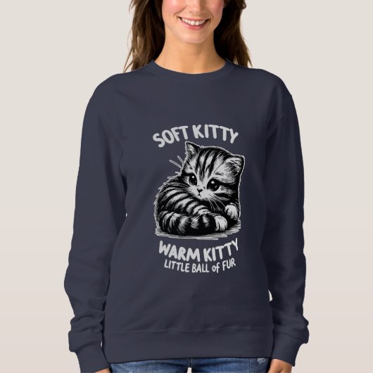 Soft Kitty Sweatshirt (Vorderseite)
