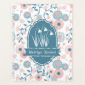 Soft Laurentian Floral Custom Name Planer (Vorderseite)