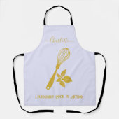 Soft Lavendel mit antiken Goldweiden und Kräutern Schürze (Vorderseite)