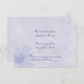 Soft Lavender Daisy UAWG Einladung (Vorne/Hinten)