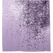 Soft Lavender Lady Glitzer #1 (Imitate Glitzer) #a Duschvorhang (Vorderseite)
