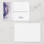 Soft Lavender Rose Platzkarte - Hochzeitsfeier (Vorne/Hinten)