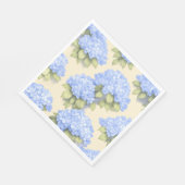 Soft Lemo Blue Hydrangea Standard Luncheon Napkins Serviette (Ecke)