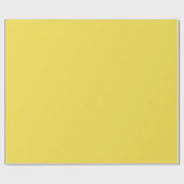 Soft Lemon Yellow Geschenkpapier (Flach)