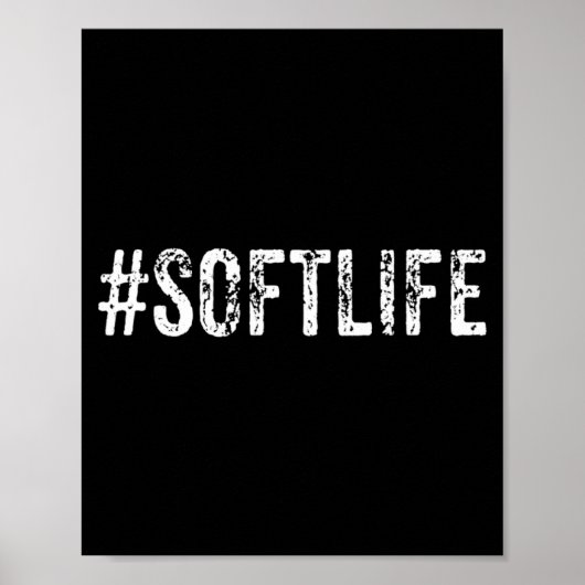 Soft Life Dont Stress Stress Softlife Softli Poster (Vorne)