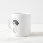 Soft Life Loading Cozy Chibi Jungen Tee Kaffeetasse (Vorderseite Links)