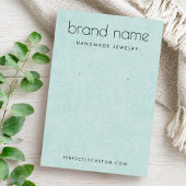 Soft Light Aqua Blue Textur Ohrring-Grafikkarte