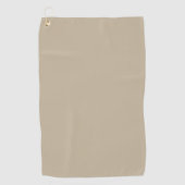 Soft Light Beige Background – Wedding Design Golfhandtuch (Vorderseite)