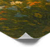 Soft Light over Dreamy Plains | Landscape Painting Poster (Ecke)