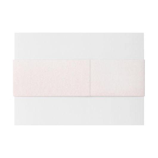 Soft Light Pink Shades Dreamy Romantic Wedding Inv Einladungsbanderole (Rückseitenbeispiel)