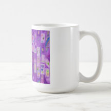 Soft Lila Bricks Tasse