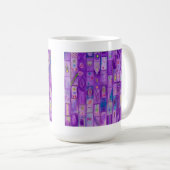 Soft Lila Bricks Tasse (VorderseiteRechts)