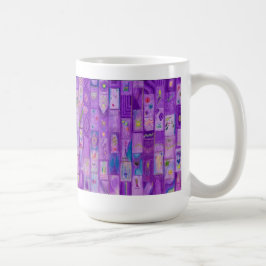 Soft Lila Bricks Tasse