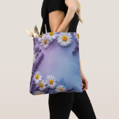 Soft Lila Garden Totbeutel Tasche (Von Nahem)