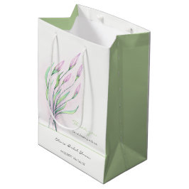 Soft Lila Lilies Brautparty Mittlere Geschenktüte