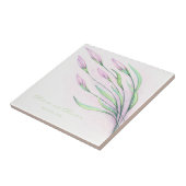 Soft Lila Lilies Fliese (Seite)