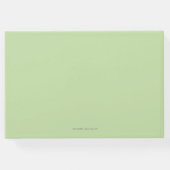 Soft Lila Lilies Wedding Gästebuch (Rückseite)