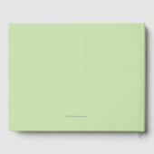 Soft Lila Lilies Wedding Gästebuch (Rückseite)