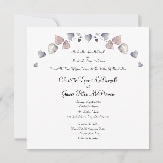 Soft Lila schottische Heather Wedding (Vorderseite)