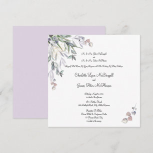Soft Lila schottische Heather Wedding