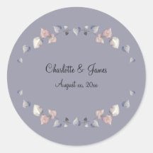 Soft Lila schottische Heather Wedding Hearts