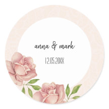 Soft Lilac Rose Wasserfarbe