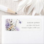 Soft Lilac Wildblume Butterfly Garden Wedding (Insitu)