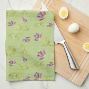 Soft Limon und Raspberry Floral Kitchen Geschirrtuch