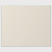 Soft Linen Beige Solid Geschenkpapier (Flach)