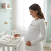 Soft Long Sleeve Maternity Top for Pregnant Moms 