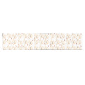 Soft Lotus Blossom & Butterfly Glühtablette Kurzer Tischläufer (Horizontal)