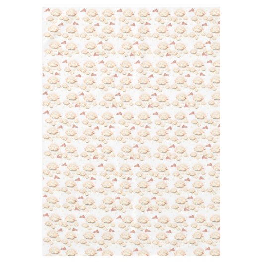 Soft Lotus Blossom & Butterfly Glühtablette Tischdecke (Vorderseite)