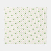 Soft Lucky clover charm Fleecedecke (Vorderseite (Horizontal))