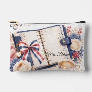 Soft Luxury 4. Juli patriotische Kosmetiktasche Zubehörtasche
