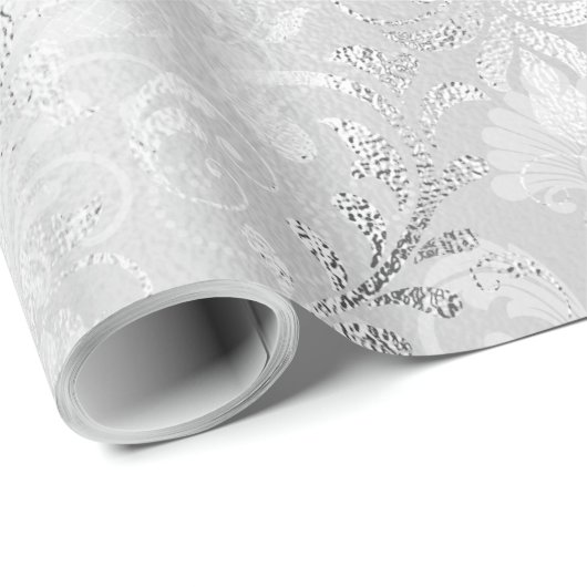Soft Luxury Foil Damask-01 Geschenkpapier (Rolleneckpunkt)