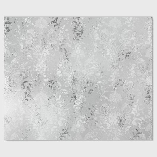 Soft Luxury Foil Damask-01 Geschenkpapier (Flach)