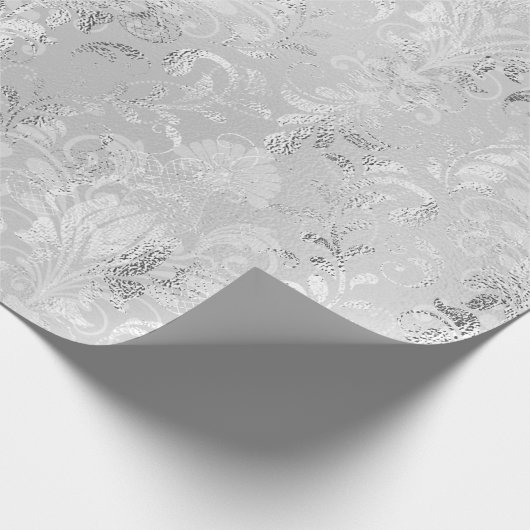 Soft Luxury Foil Damask-01 Geschenkpapier (Ecke)