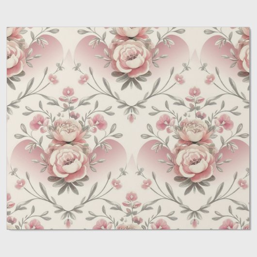 Soft Luxury Watercolor Geschenkwrap Geschenkpapier (Flach)