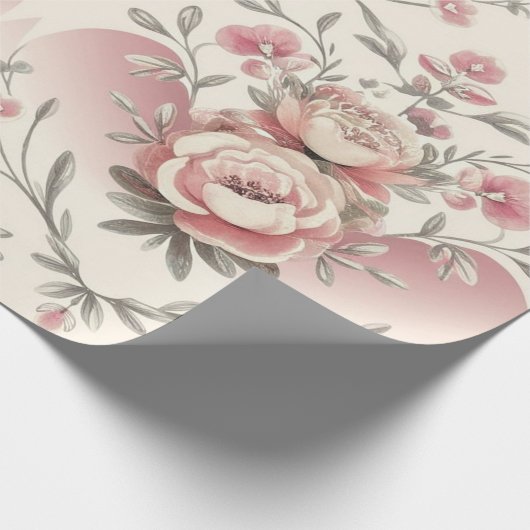 Soft Luxury Watercolor Geschenkwrap Geschenkpapier (Ecke)