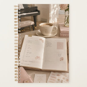 Soft Luxus Musik & Kaffee Schreibwaren Planer