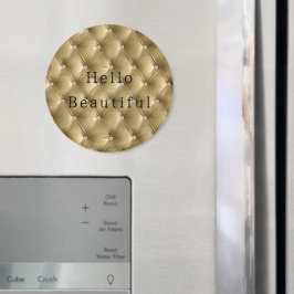 Soft Luxus Warm Gold Imitate Velvet Magnet