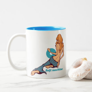 Soft machine zweifarbige tasse