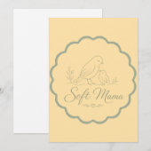 Soft Mama – Premium Pflege & Essentials für Mütter Einladung (Vorne/Hinten)