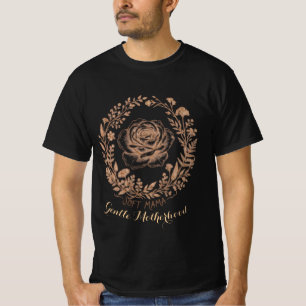 Soft Mama Vintage Rose Floral Botanical T-Shirt   